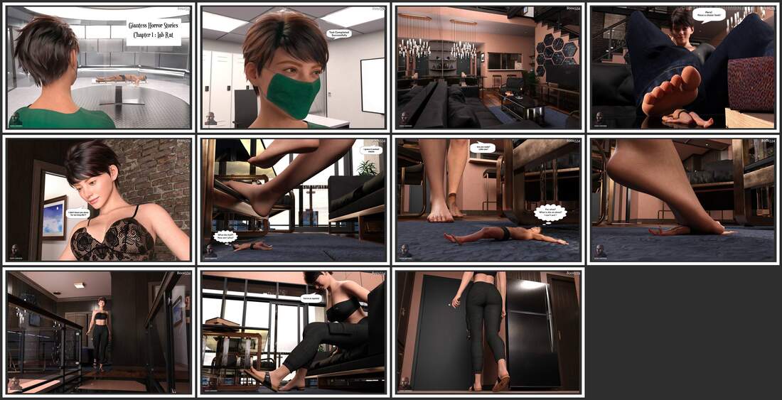 Mr - . Armon - Giantess Horror Stories - Chapter 1 - Lab Rat - 3D Adult Comic