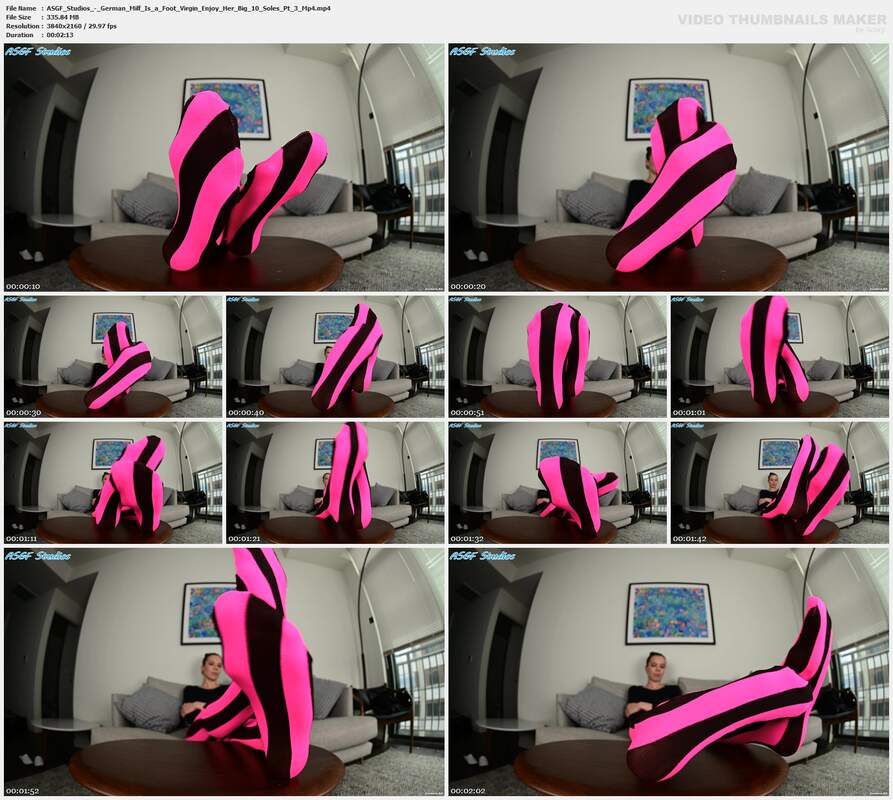 ASGF Studios - German Milf Is a Foot Virgin Enjoy Her Big 10 Soles Pt 3 Mp4