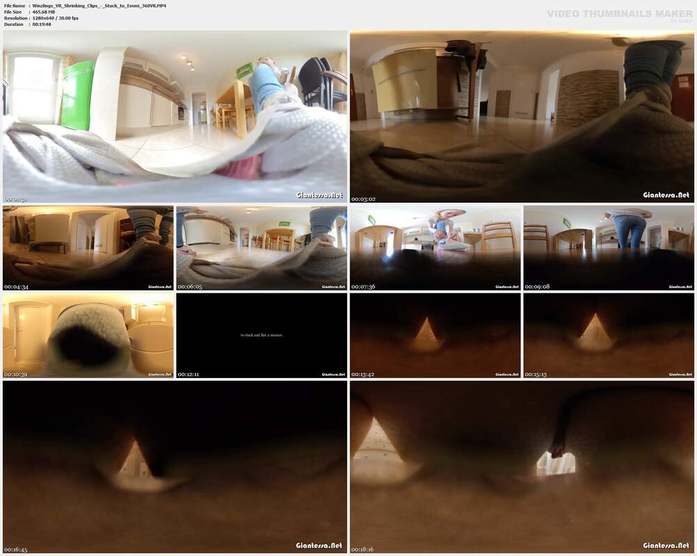 Winzlings VR Shrinking Clips - Stuck to Emmi 360VR