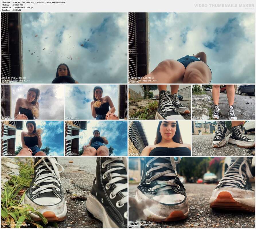 Rise Of The Giantess - Giantess Latina converse