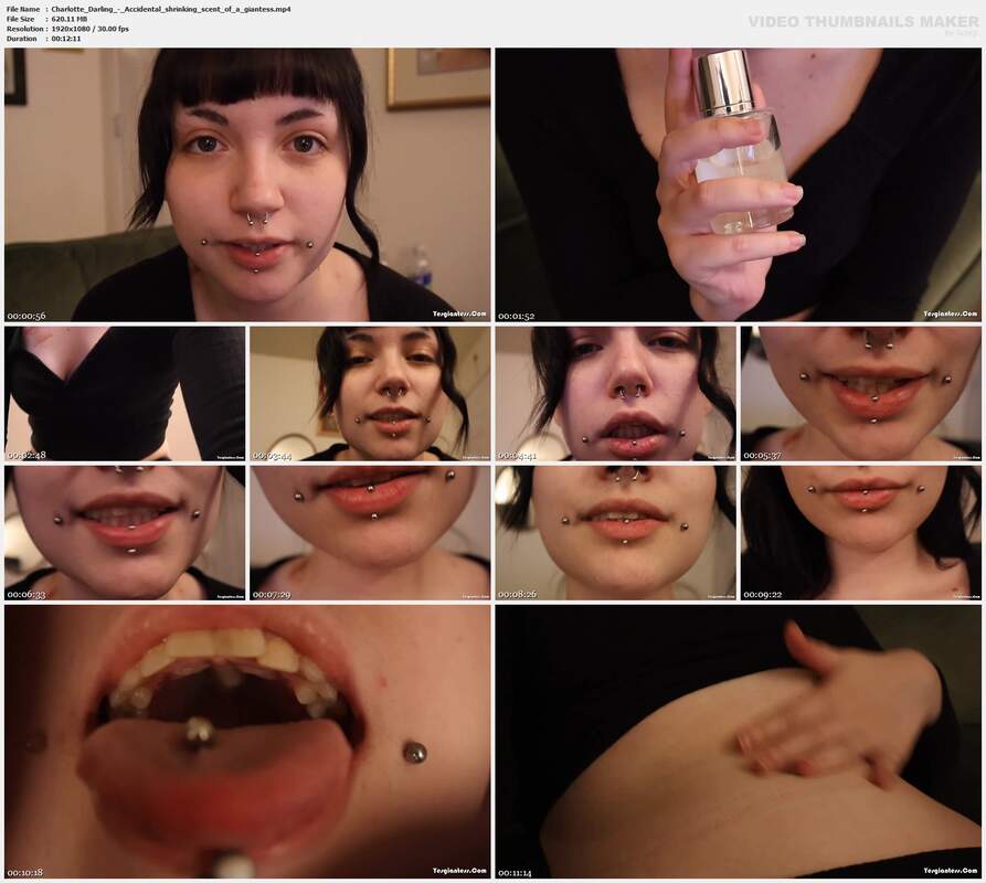 Charlotte Darling - Accidental shrinking scent of a giantess