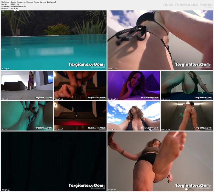 Sasha Curves - A Giantess Among Us Low Quality