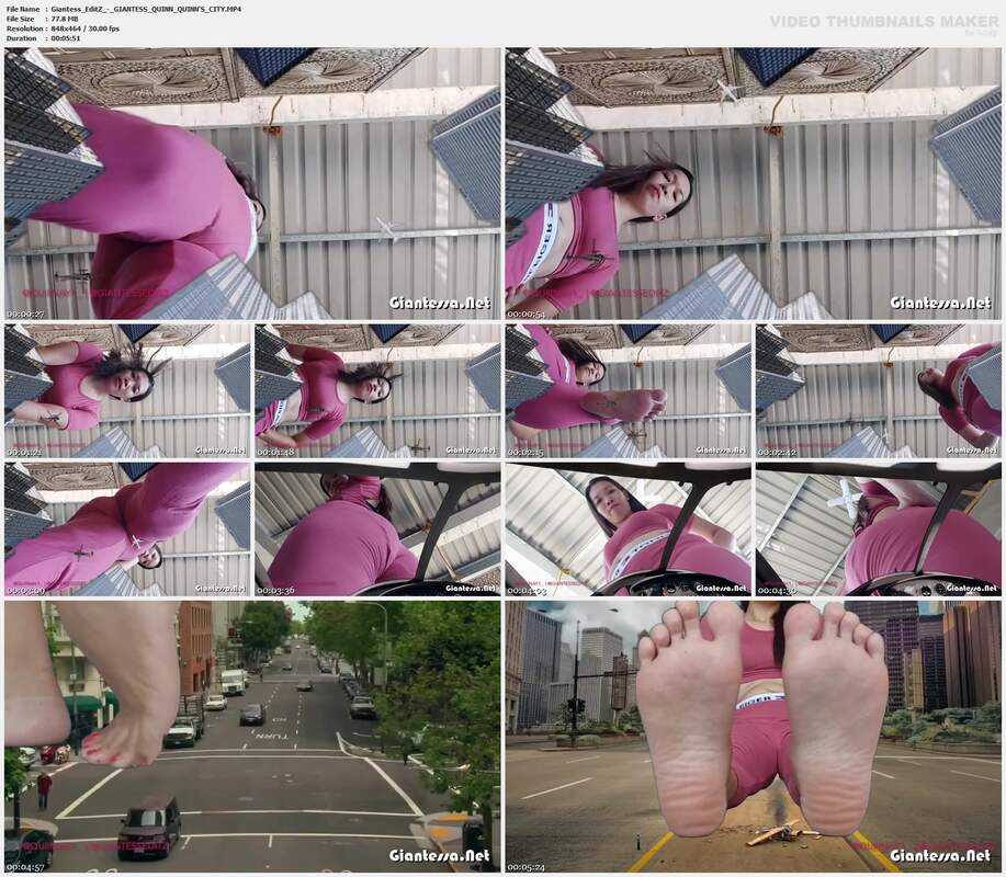 Giantess EditZ - GIANTESS QUINN QUINNS CITY