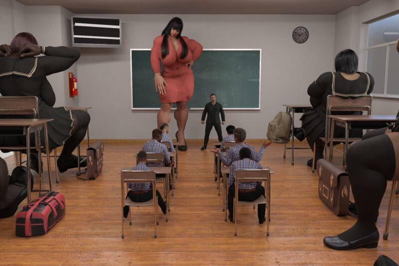 Megamism - This is giantess school