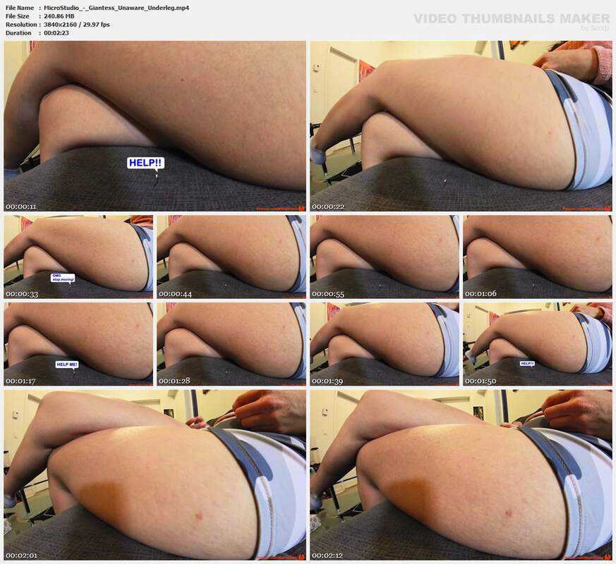 MicroStudio - Giantess Unaware Underleg