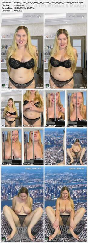Larger Than Life - Step Sis Grows Even Bigger starring Emma