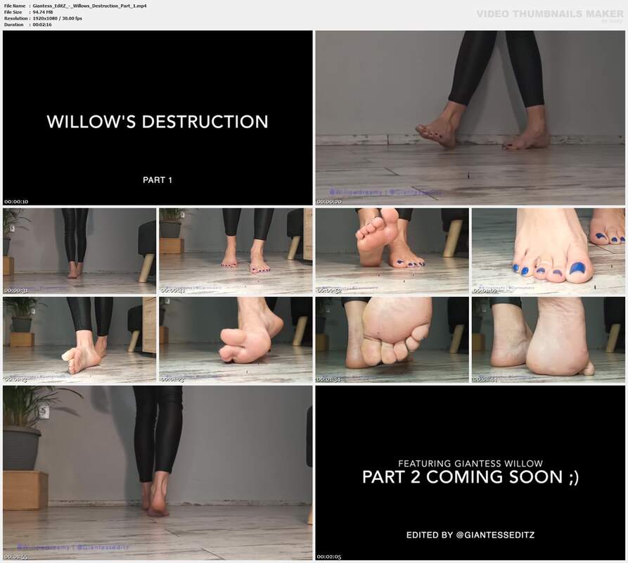 Giantess EditZ - Willows Destruction Part 1