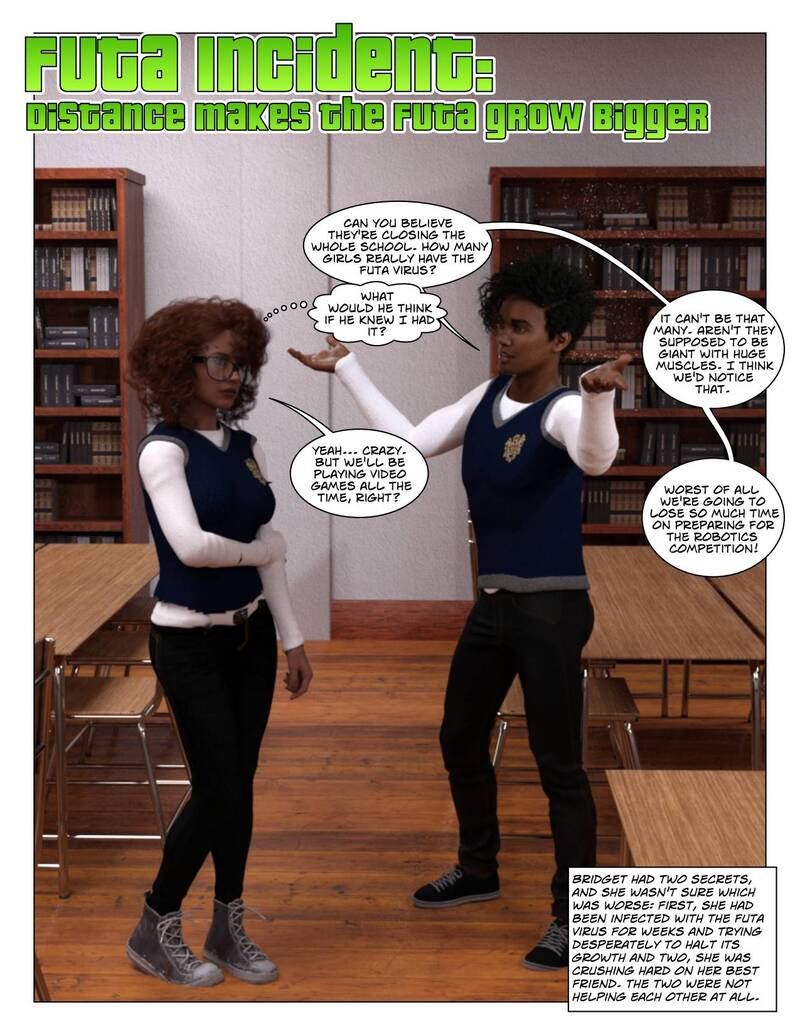 Closing the distance futa porn comic