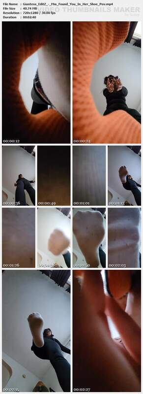 Giantess EditZ - Mia Found You In Her Shoe Pov