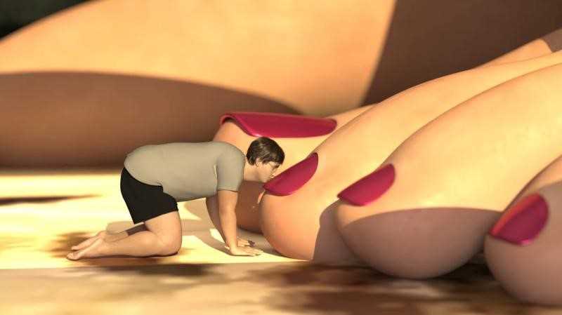 Nickisking1 - Shrinking to spy on my sister's friend's feet