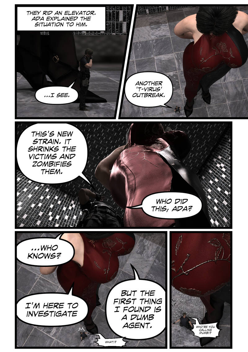 ThuwaGTS Resident Evil Giantess - Ada Wong ThuwaGTS Resident Evil Giantess - Ada Wong